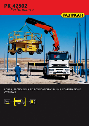 Гідравлічні вантажні крани Palfinger PK 42502 HPLS B