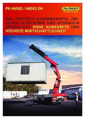 Гідравлічні вантажні крани Palfinger PK 48002 EH D