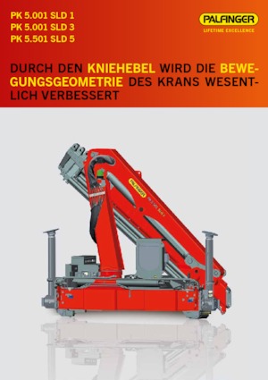 Гідравлічні вантажні крани Palfinger PK 5.001 SLD 3 C