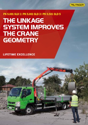 Гідравлічні вантажні крани Palfinger PK 5.001 SLD 3 C
