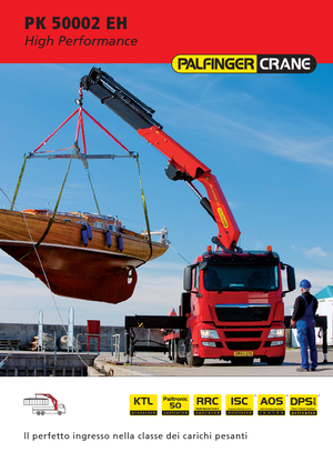 Гідравлічні вантажні крани Palfinger PK 50002 EH G