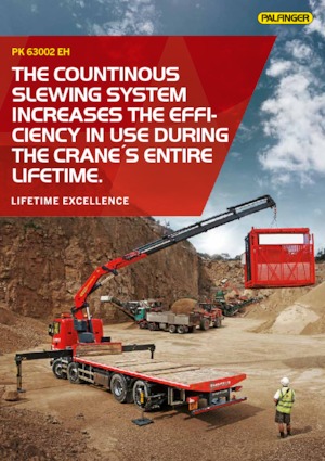 Гідравлічні вантажні крани Palfinger PK 63002 EH B