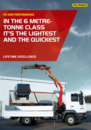 Гідравлічні вантажні крани Palfinger PK 6500 A