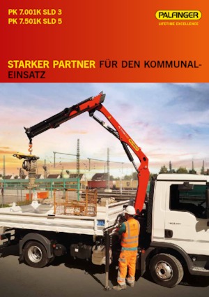 Гідравлічні вантажні крани Palfinger PK 7.501K SLD 5