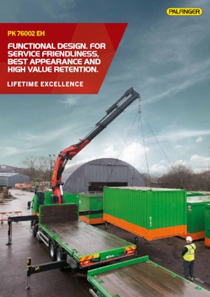 Гідравлічні вантажні крани Palfinger PK 76002 EH F