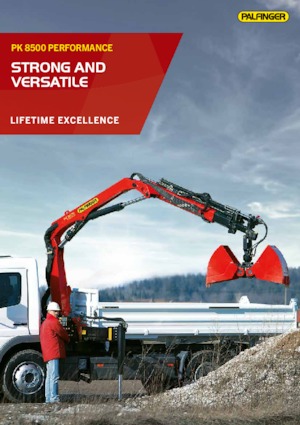 Гідравлічні вантажні крани Palfinger PK 8500 B