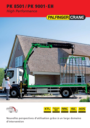 Гідравлічні вантажні крани Palfinger PK 9001 EH C