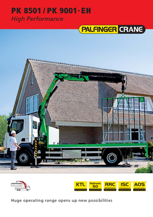 Гідравлічні вантажні крани Palfinger PK 9001 EH D