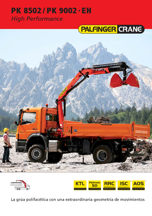 Гідравлічні вантажні крани Palfinger PK 8502