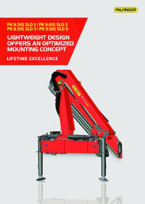 Гідравлічні вантажні крани Palfinger PK 9.001 SLD 3 B