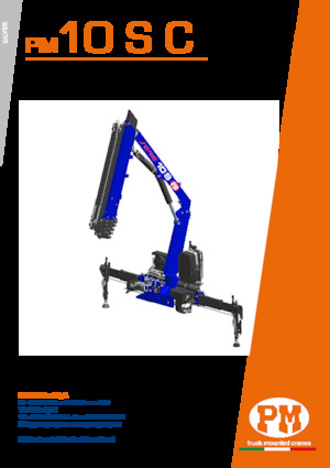 Гідравлічні вантажні крани PM PM 10 S C
