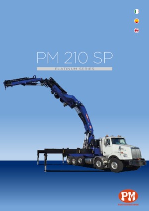 Гідравлічні вантажні крани PM PM 210 SP