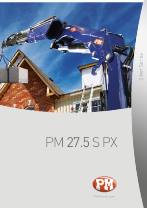 Гідравлічні вантажні крани PM PM 27.5 S PX