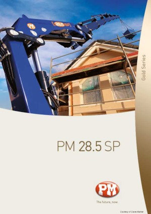 Гідравлічні вантажні крани PM PM 28526 SP + J614.20