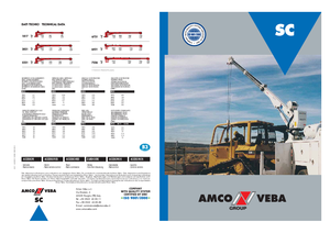 Гідравлічні вантажні крани Amco Veba SC 6721
