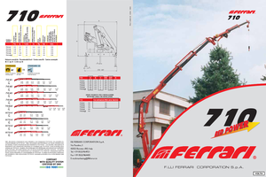 Гідравлічні вантажні крани Ferrari® SC 710 A1 