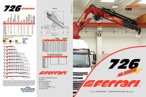Гідравлічні вантажні крани Ferrari® SC 726R A4 