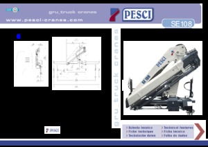 Гідравлічні вантажні крани Pesci SE 108