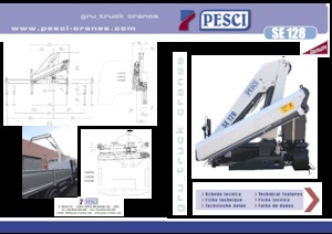 Гідравлічні вантажні крани Pesci SE 128 H2B3