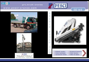 Гідравлічні вантажні крани Pesci SE 145