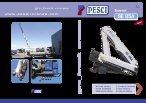 Гідравлічні вантажні крани Pesci SE 85A H2B3