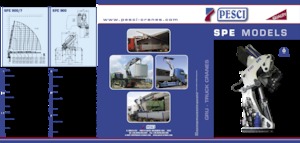 Гідравлічні вантажні крани Pesci SPE 560