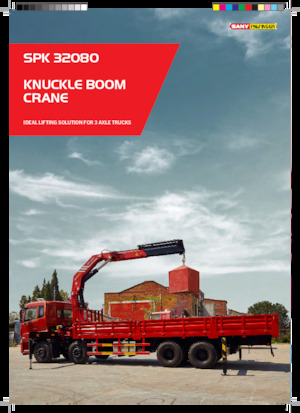 Гідравлічні вантажні крани Sany SPK 32080 B