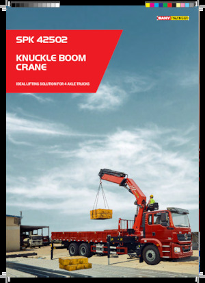 Гідравлічні вантажні крани Sany SPK 42502 C