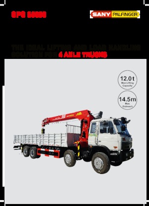 Гідравлічні вантажні крани Sany SPS 30000 B