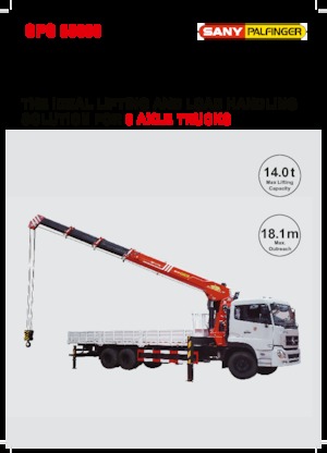Гідравлічні вантажні крани Sany SPS 35000 B