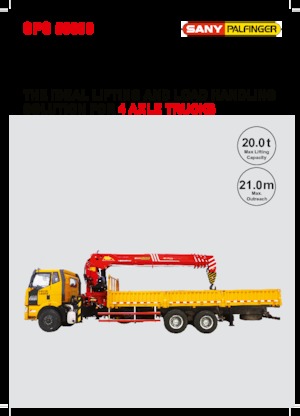 Гідравлічні вантажні крани Sany SPS 50000 B 