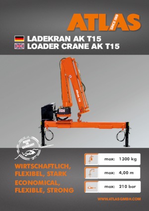 Гідравлічні вантажні крани Atlas T 15 A26