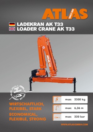 Гідравлічні вантажні крани Atlas T 33 A28