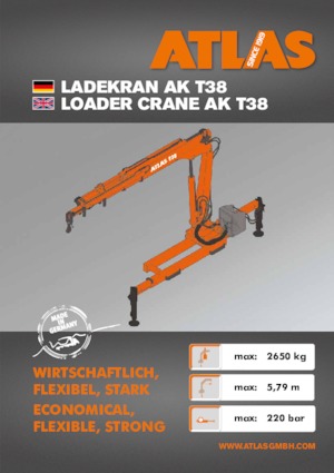 Гідравлічні вантажні крани Atlas T 38 A29