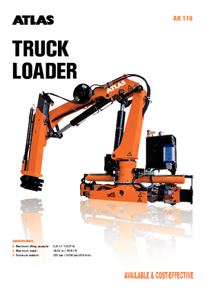 Гідравлічні вантажні крани T-Atlas TLC 116.3 A3