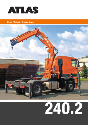 Гідравлічні вантажні крани T-Atlas TLC 240.2 E A 3
