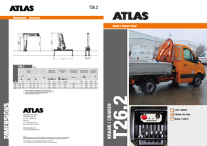 Гідравлічні вантажні крани T-Atlas TLC T 26.2 A 26