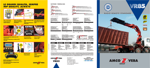 Гідравлічні вантажні крани Amco Veba VR85-6 S Jib 6 