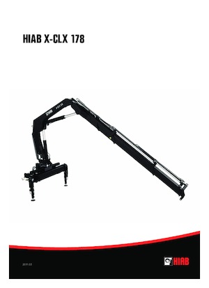 Гідравлічні вантажні крани Hiab X-CLX 178 B-2 