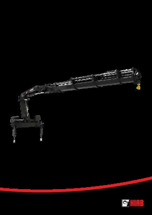 Гідравлічні вантажні крани Hiab X-HiPro 302 E-4 Jib 70 X-4