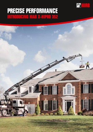 Гідравлічні вантажні крани Hiab X-HiPro 352 E-6+JIB 70X-4 