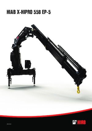 Гідравлічні вантажні крани Hiab X-HiPro 558 EP-5