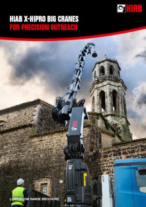 Гідравлічні вантажні крани Hiab X-HiPro 548 E-6 Jib 150 X-6