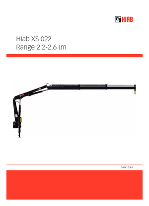 Гідравлічні вантажні крани Hiab XS 022 D-3 HIDUO