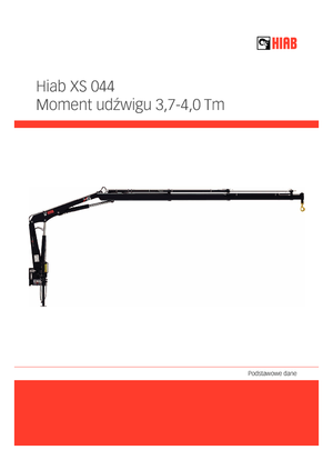 Гідравлічні вантажні крани Hiab XS 044 D-4 CLX
