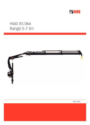 Гідравлічні вантажні крани Hiab XS 066 D-3 HIDUO