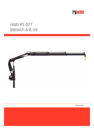 Гідравлічні вантажні крани Hiab XS 077 B-2 HIDUO
