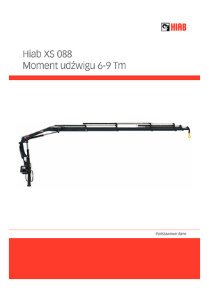 Гідравлічні вантажні крани Hiab XS 088 B-2 DUO