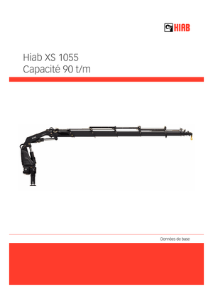 Гідравлічні вантажні крани Hiab XS 1055 E-6 HIPRO Jib 175 X-5 JDC