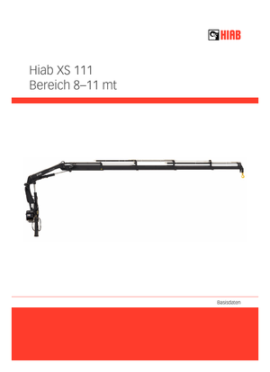 Гідравлічні вантажні крани Hiab XS 111 E-3 HIDUO